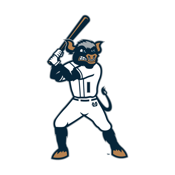Big Blue Softball Sticker 3 In